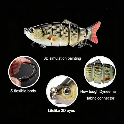 Multi-Jointed Lifelike Fishing Lures