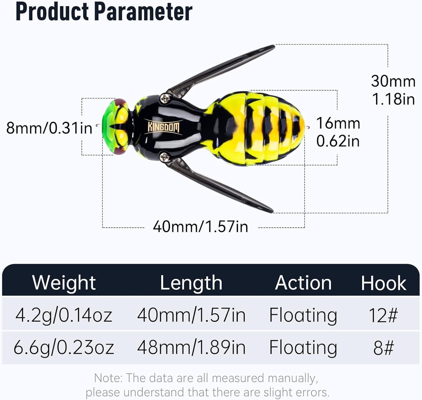 Insect Bionic Wasp Crawl Bait