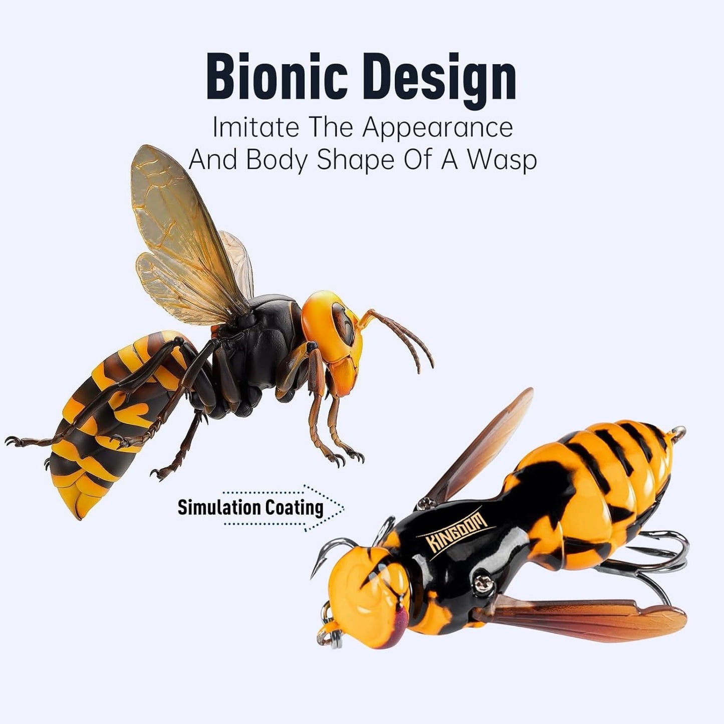 Insect Bionic Wasp Crawl Bait