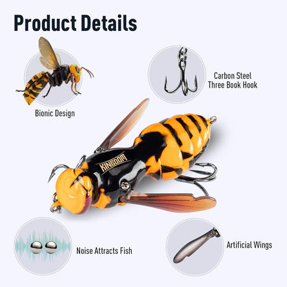 Insect Bionic Wasp Crawl Bait