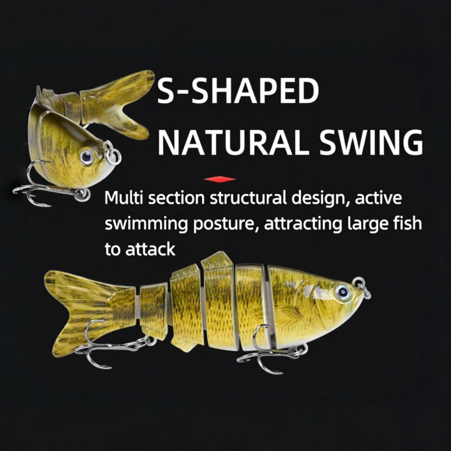 Multi-Jointed Lifelike Fishing Lures
